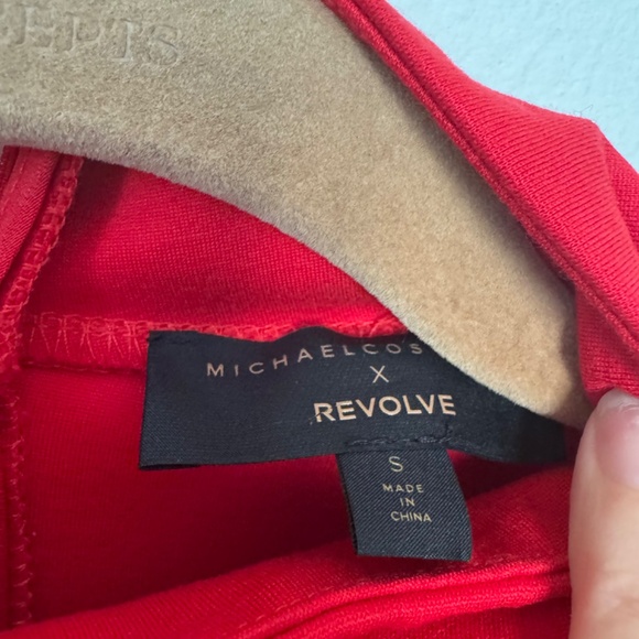 Michael Costello x REVOLVE Mr. Gibson Mini Dress in Red S - Picture 4 of 5
